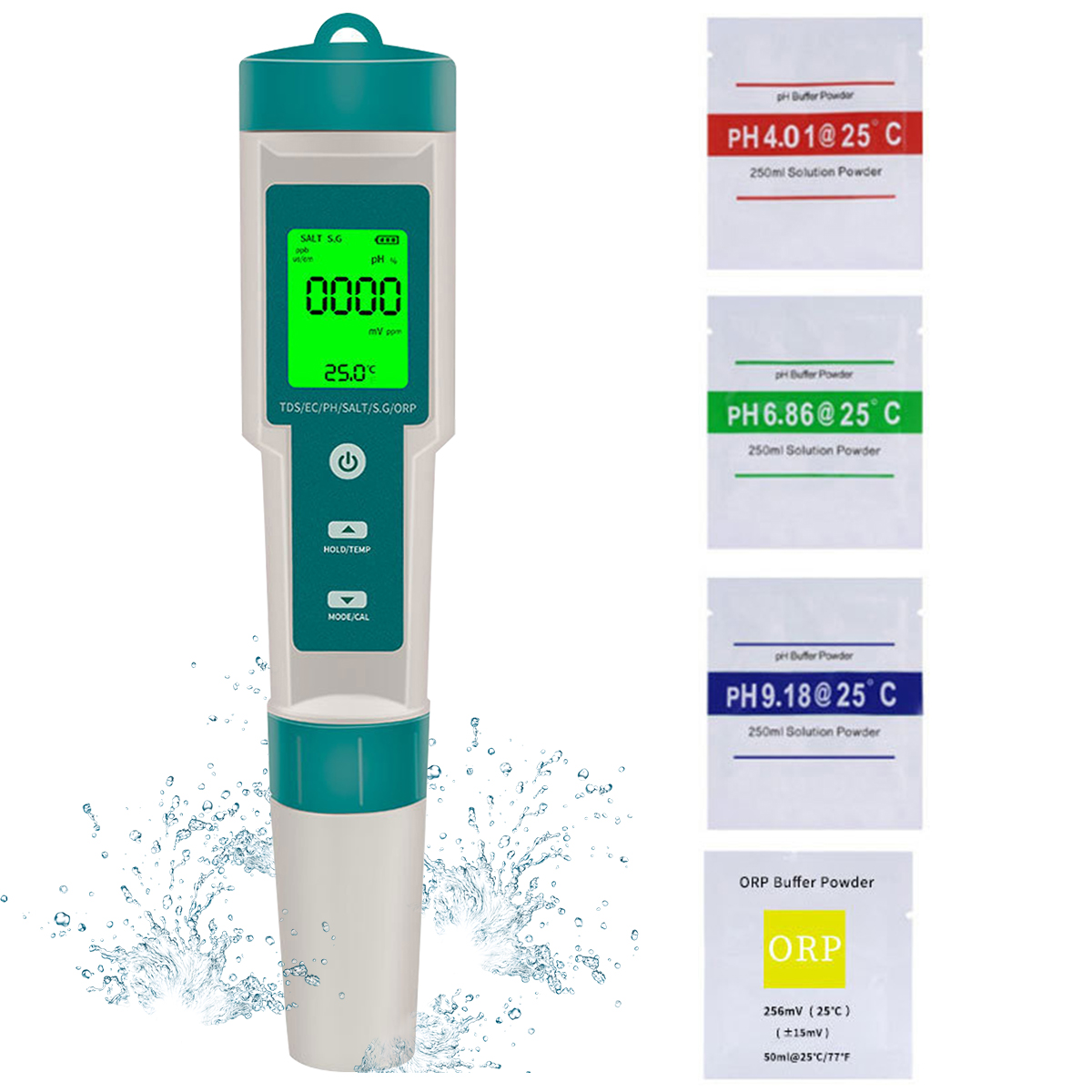 Ph Meter Digital Water Tester - Cyfrowy miernik PH 7 w 1