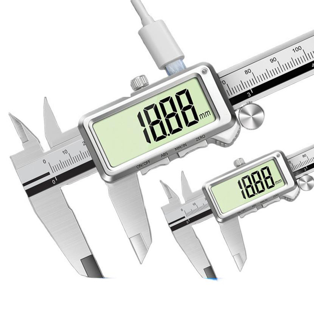 Digital Caliper 150Mm Stainless Steel - Cyfrowy suwmiarka noniuszowa z możliwością ładowania: