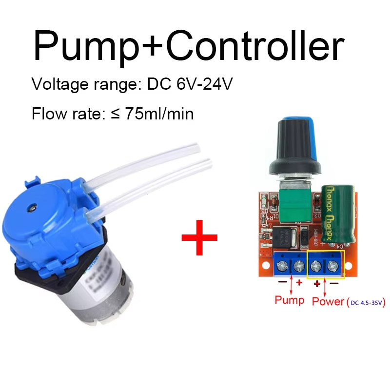 Mała, regulowana pompa perysta – Mini Peristaltic Pump 12V recenzja i cena